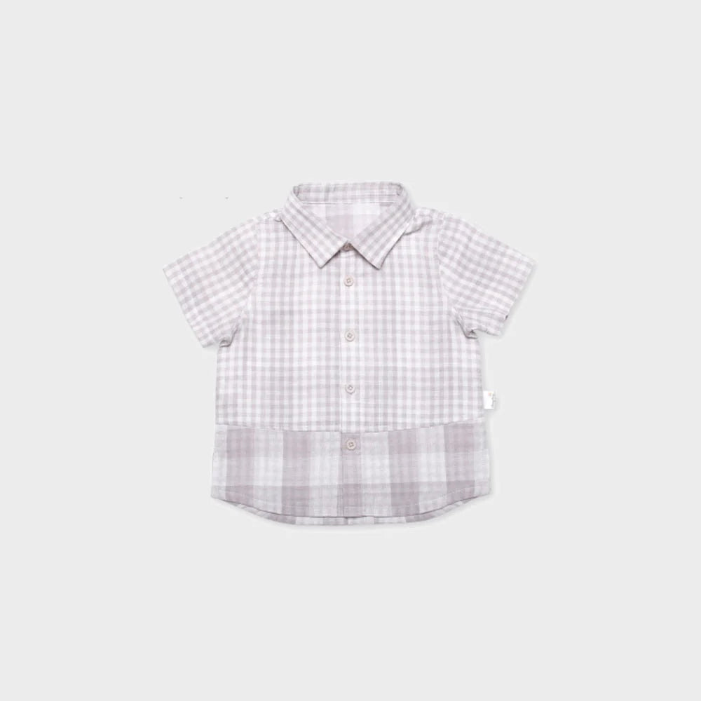 Gingham Button Shirt