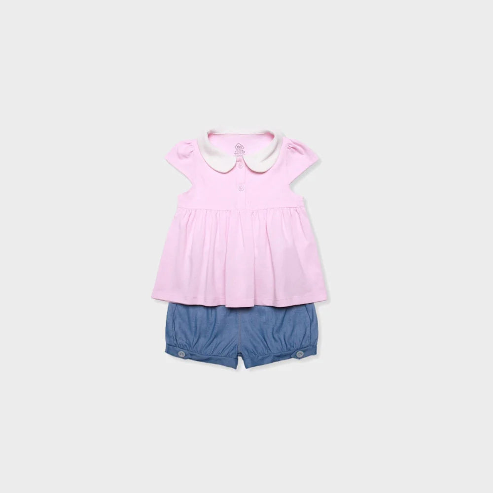 Sweet Collar Two-Piece Set